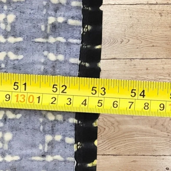 Kelly By Clinton Kelly Vibrant Sleeveless High-Low Dress in Blue and Yellow - Picture 9 of 12